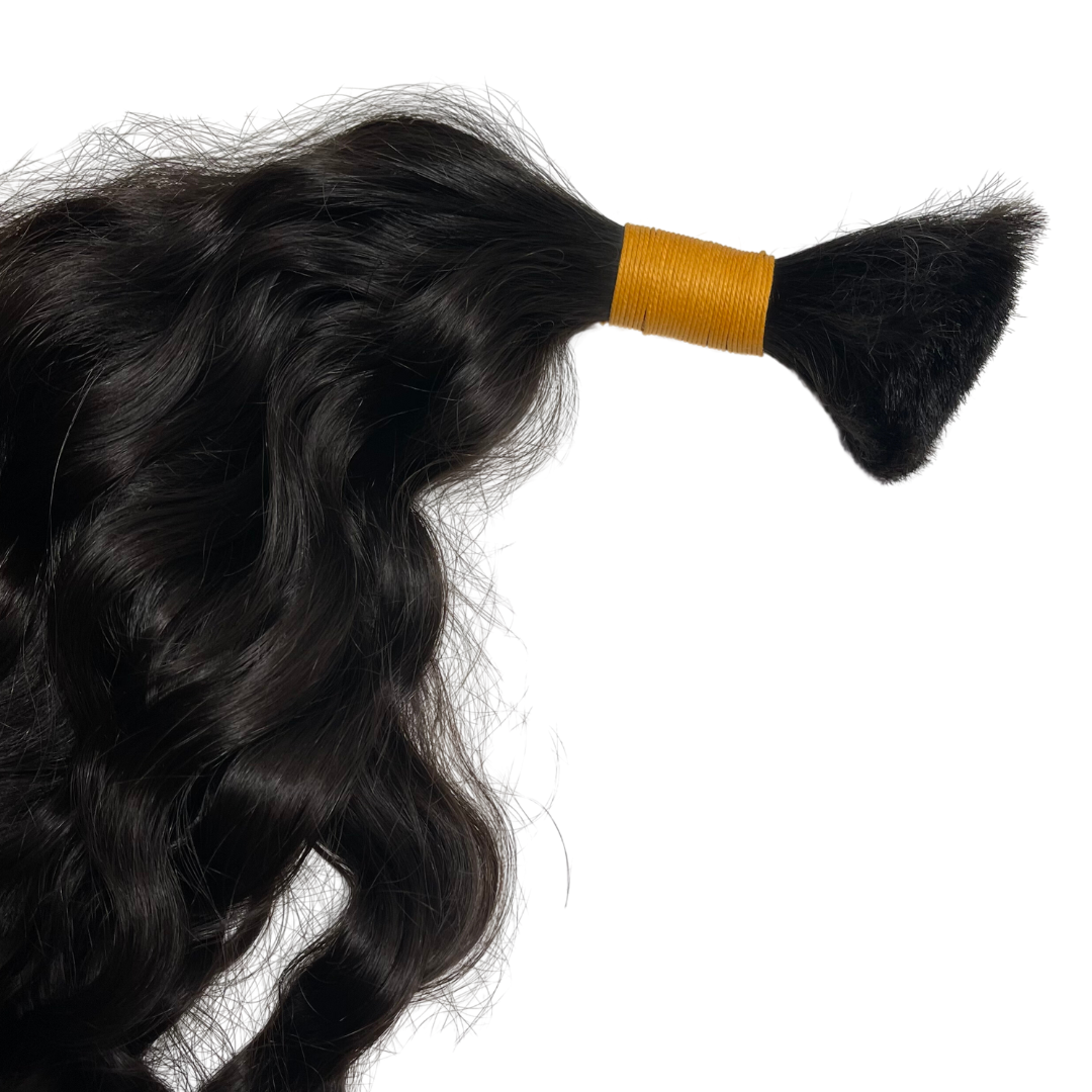 Bulk Raw Indian Wavy Hair Bundle